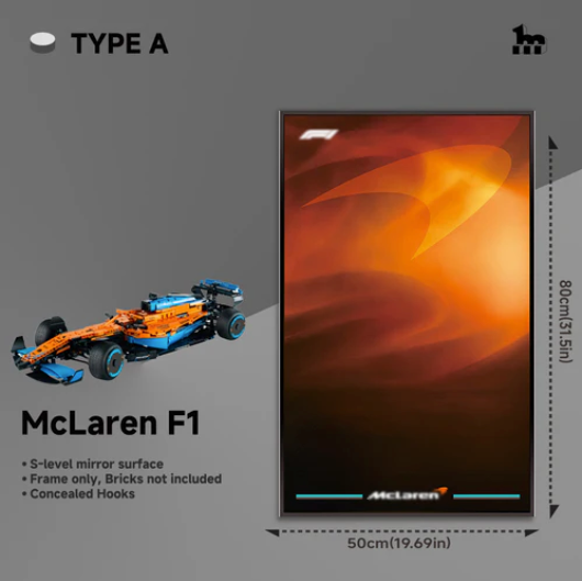 Display-Rahmen McLaren F1