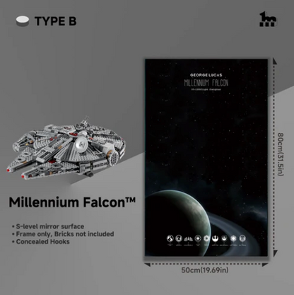 Display-Rahmen Millenium Falcon