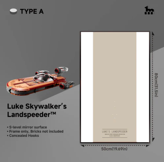 Display-Rahmen Luke Skywalker’s Landspeeder™