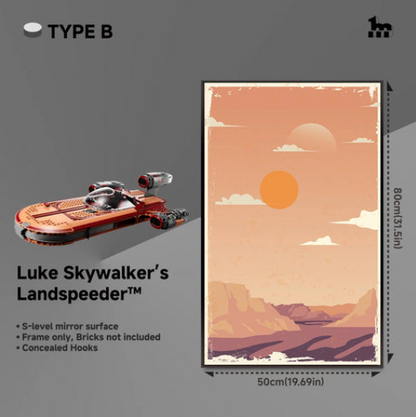 Display-Rahmen Luke Skywalker’s Landspeeder™