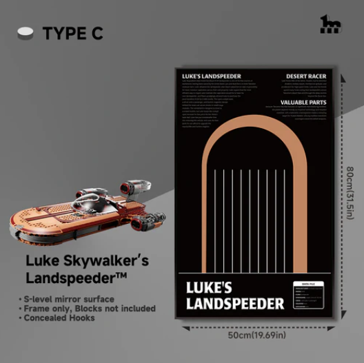 Display-Rahmen Luke Skywalker’s Landspeeder™