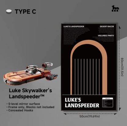 Display-Rahmen Luke Skywalker’s Landspeeder™