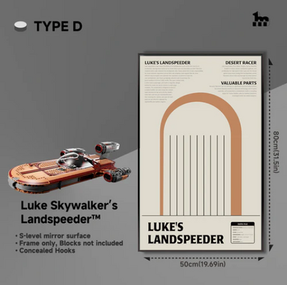 Display-Rahmen Luke Skywalker’s Landspeeder™