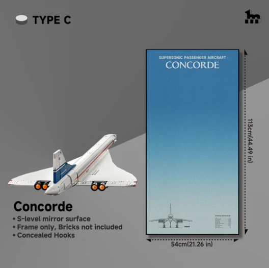 Display-Rahmen Concorde