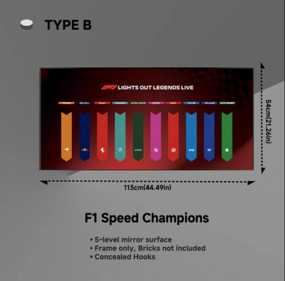 Display frame Speed ​​Champions F1 Cars Plus